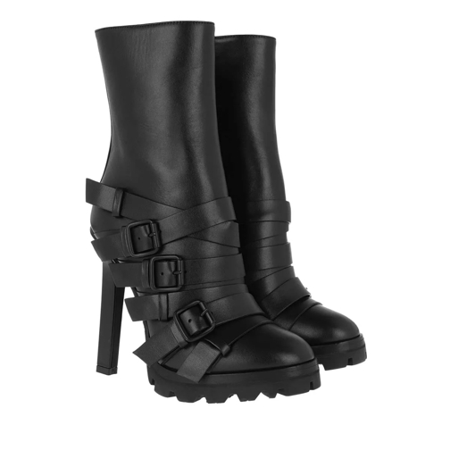 Dsquared2 Heeled Ankle Boots Leather Black Enkellaars