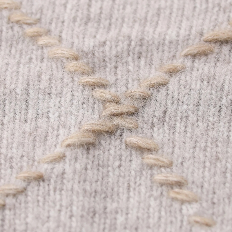 Luisa Cerano Pullover Pullover aus Alpaka-Woll-Mix grau(Image 5)