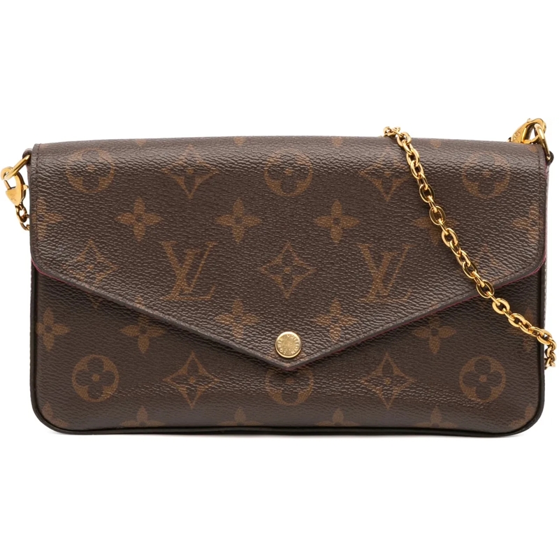 Louis Vuitton Schultertasche Monogram Pochette Felicie braun