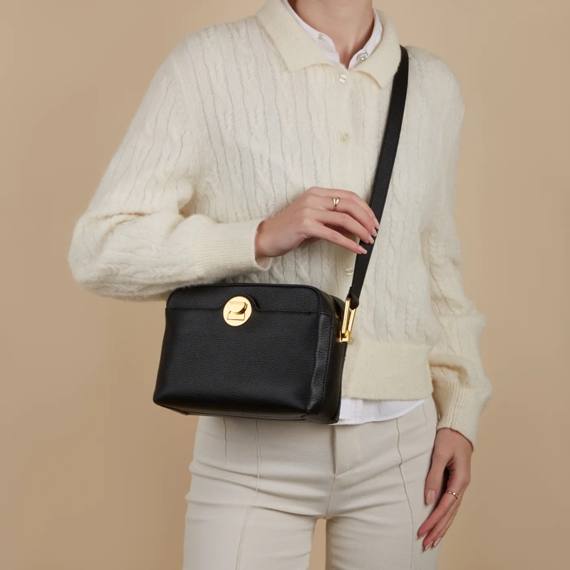 Coccinelle Crossbody Bag Liya Umhängetasche Schwarz(Image 4)