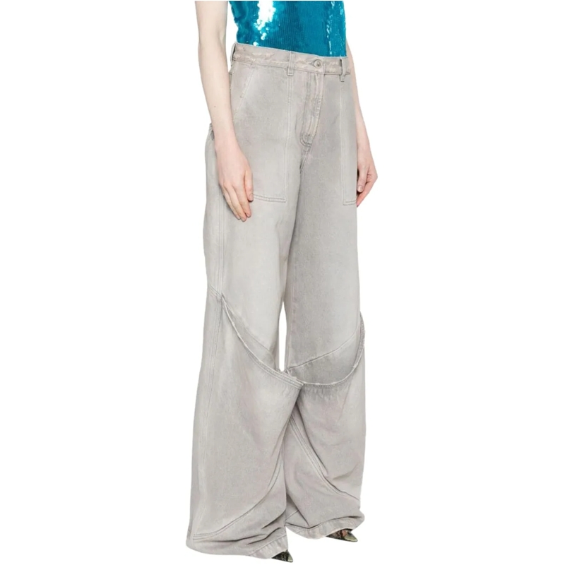 The Attico Boyfriend-Jeans Jeans Grey grau(Image 3)