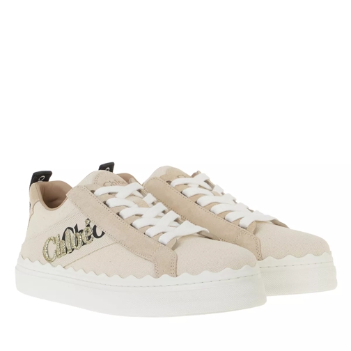 Chloé Logo Sneakers Leather White Low-Top Sneaker