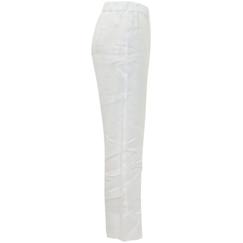 SUNDEK Jogginghose Pantaloni con Vita Elasticizzata weiß(Image 3)