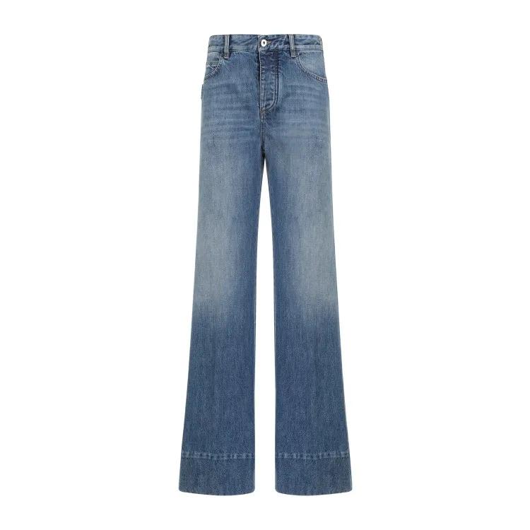 Bottega Veneta - Wide Leg Denim Jeans - Größe 38 - blau