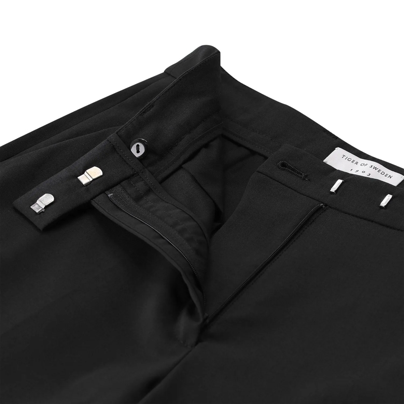 Tiger of Sweden Pantalon Wide-Leg Hose Irit schwarz(Image 11)