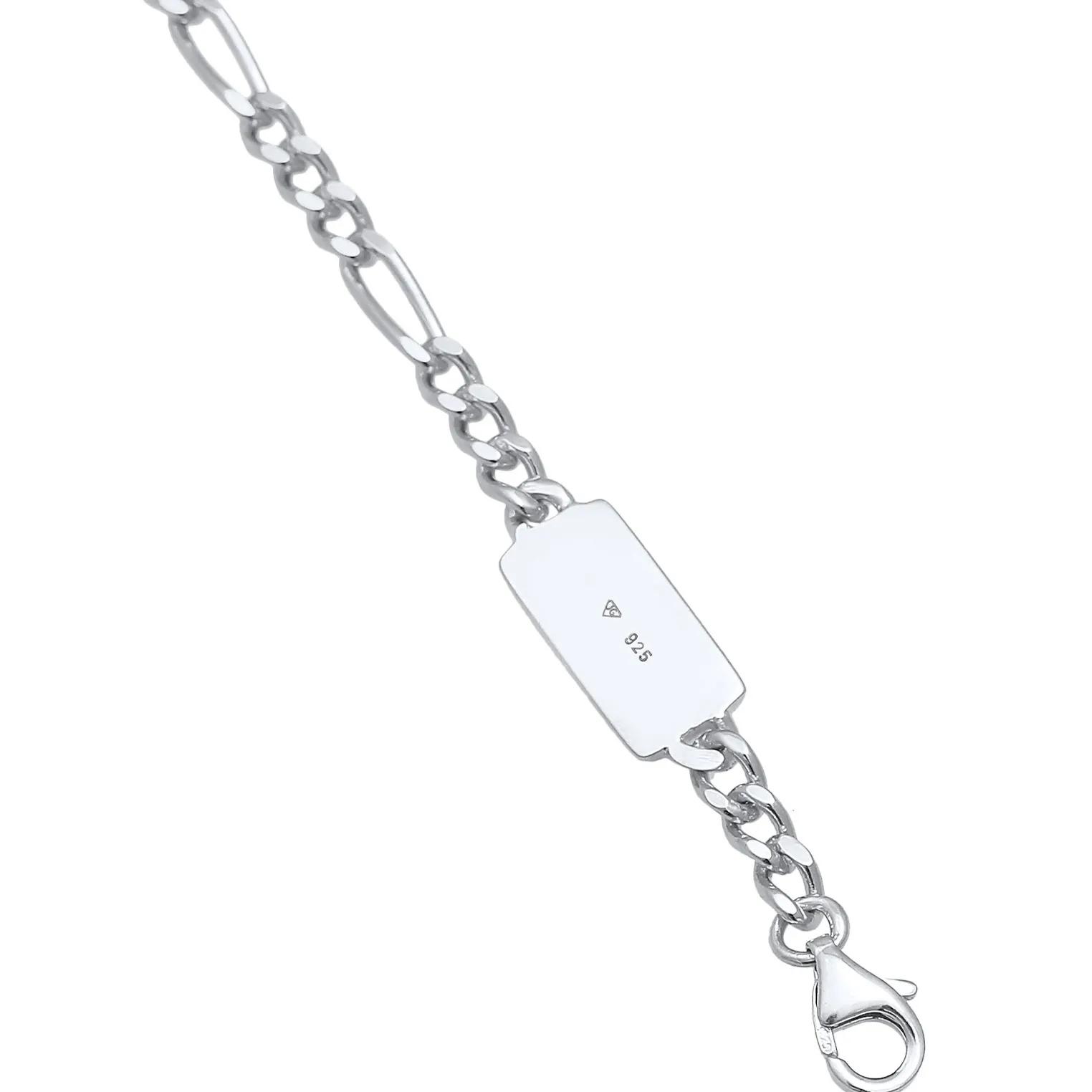 Thumbnail - Kuzzoi Halsketten - Halskette Herren Ketten Set Figaro Venezia 925 Sil - Gr. unisize - in Silber - für Damen