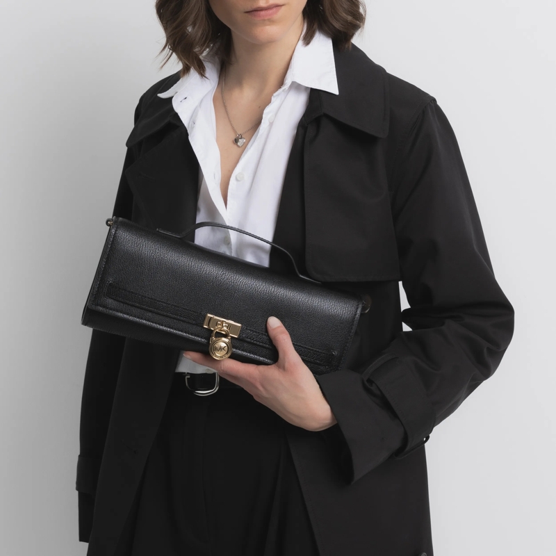 MICHAEL Michael Kors Clutch Md Ew Th Clutch Black(Image 3)