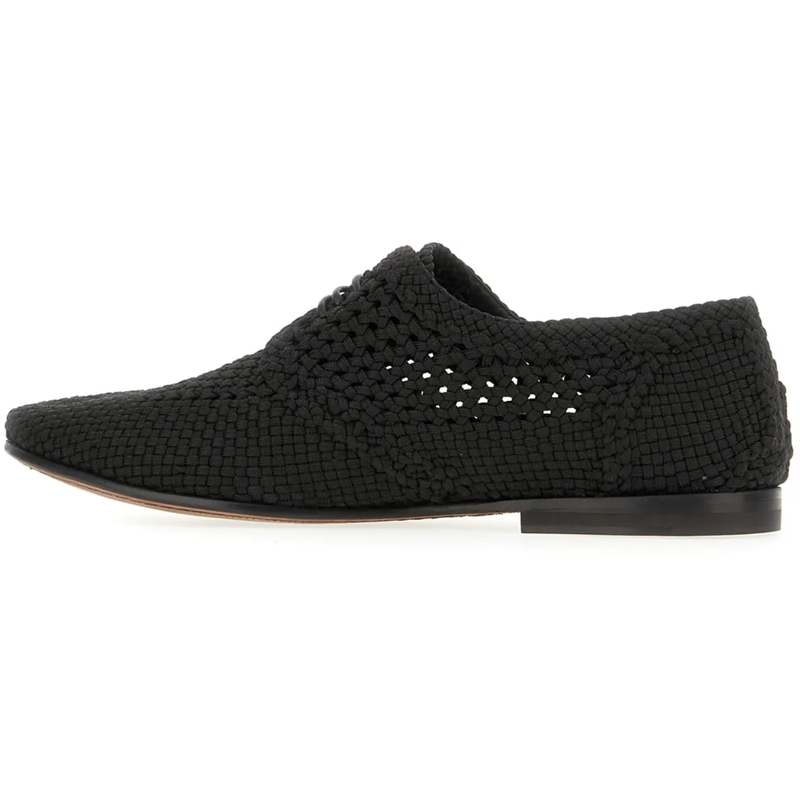 Dolce&Gabbana Slides Dolce&gabbana Black viscose loafers schwarz(Image 3)