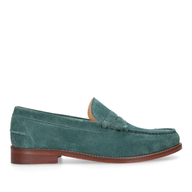Henry Stevens Monkstraps Loafer Riley M PL petrol