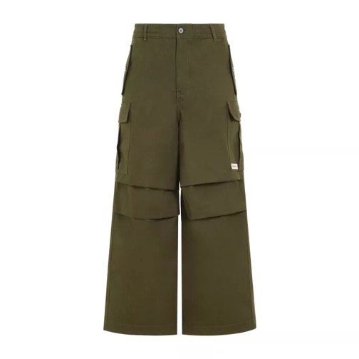 Marni Cotton Trousers Green 