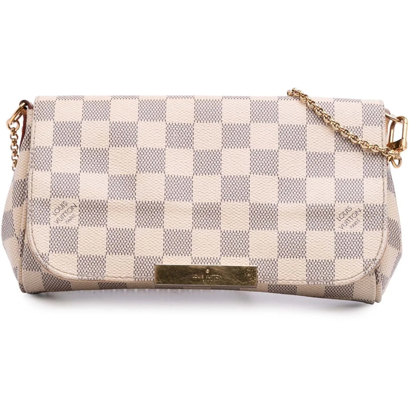 Louis Vuitton Sac à bandoulière Damier Azur Favorite PM weiß