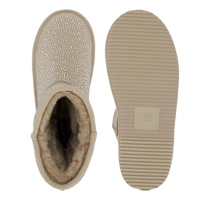 Philipp Plein Stiefel Stiefel Mid Flat Verziert beige(Image 4)