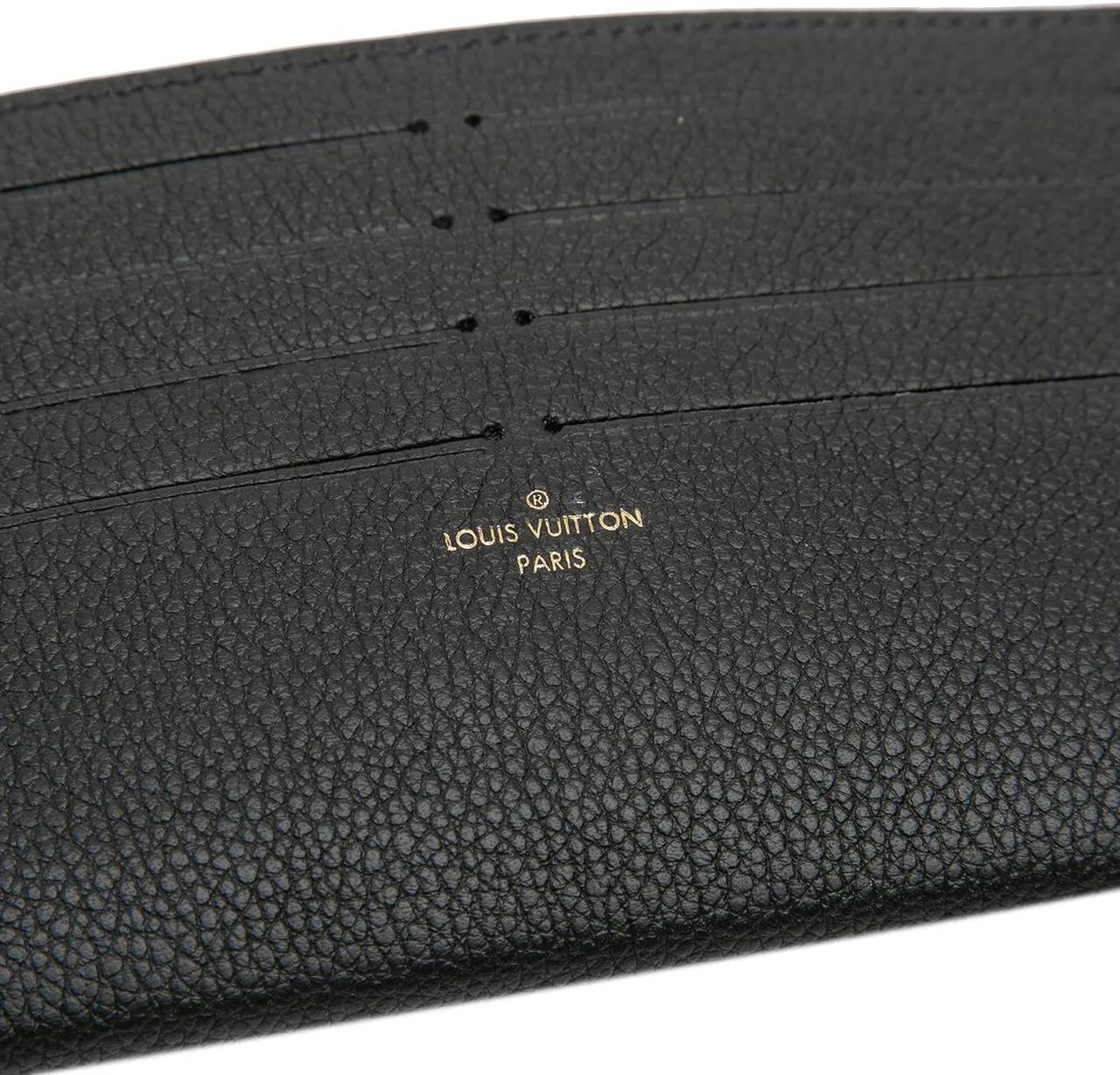 Thumbnail - Louis Vuitton Portemonnaie - Calfskin Felicie Card Holder Insert - Gr. unisize - in Schwarz - für Damen
