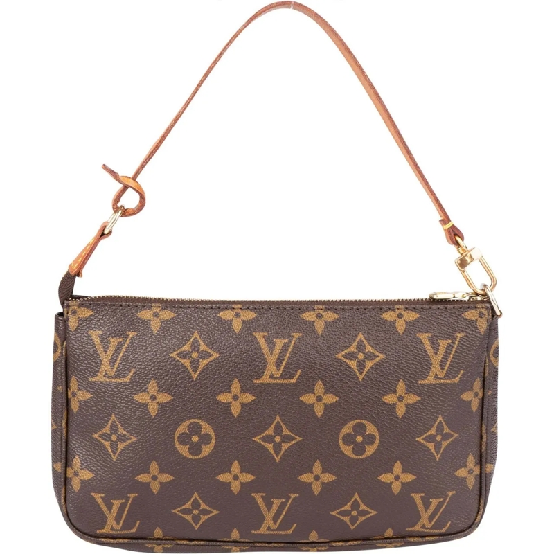 Louis Vuitton Schultertasche Louis Vuitton Canvas Monogram Pochette Accessoire  mehrfarbig