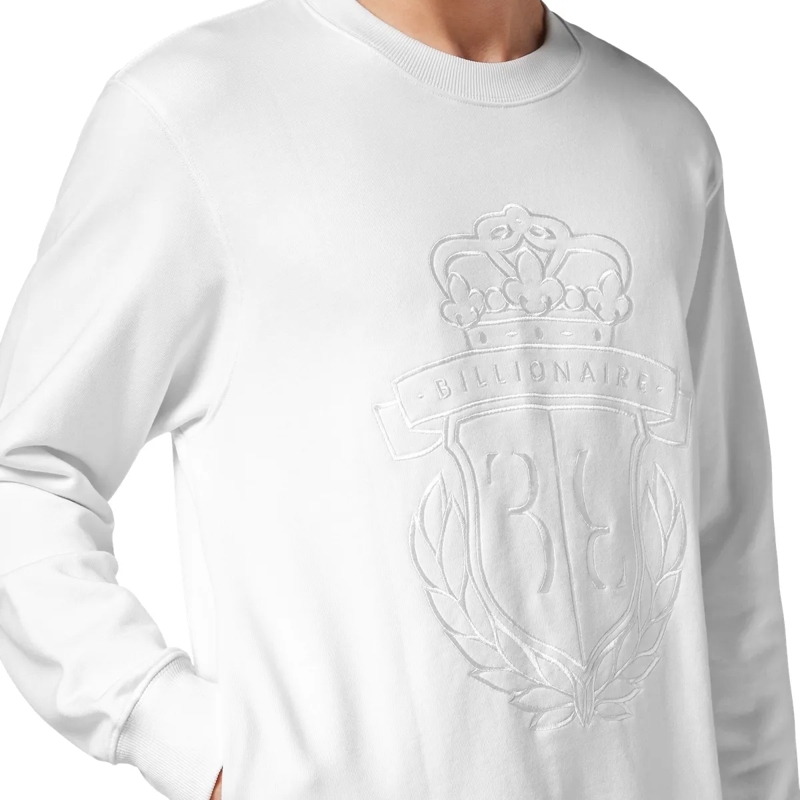 BILLIONAIRE Top Sweatshirt weiss(Image 4)