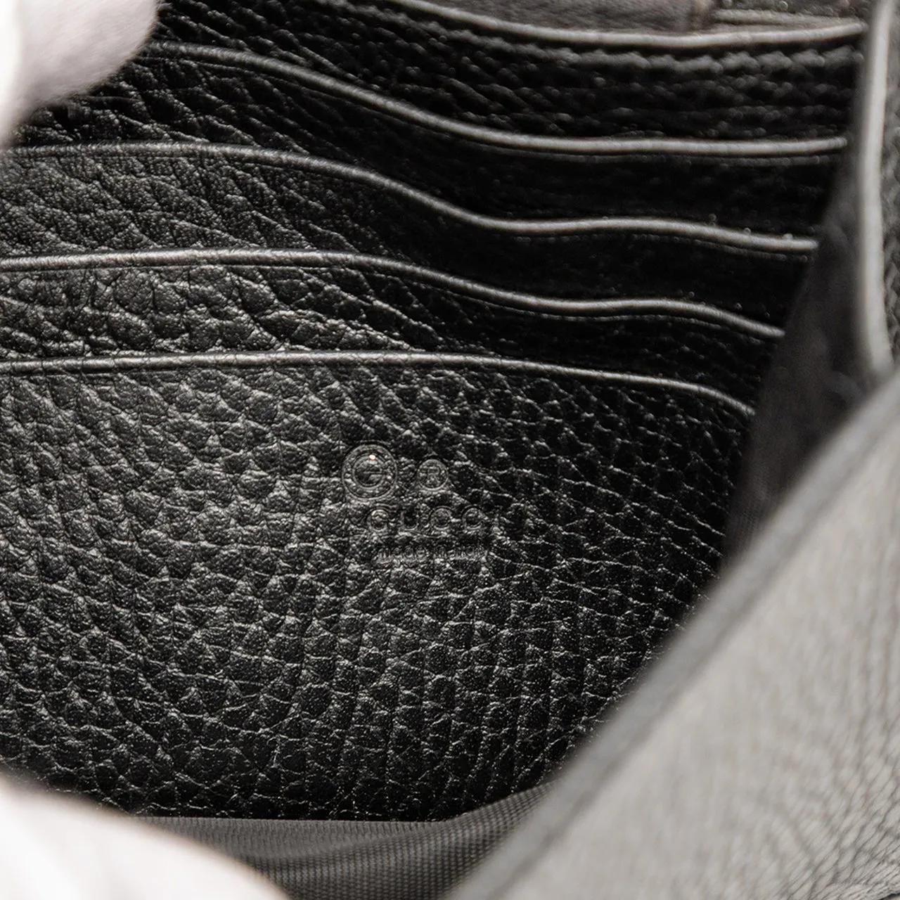 Thumbnail - Gucci Hobo Bags - Leather Interlocking G Dollar Wallet on Chain - Gr. unisize - in Schwarz - für Damen