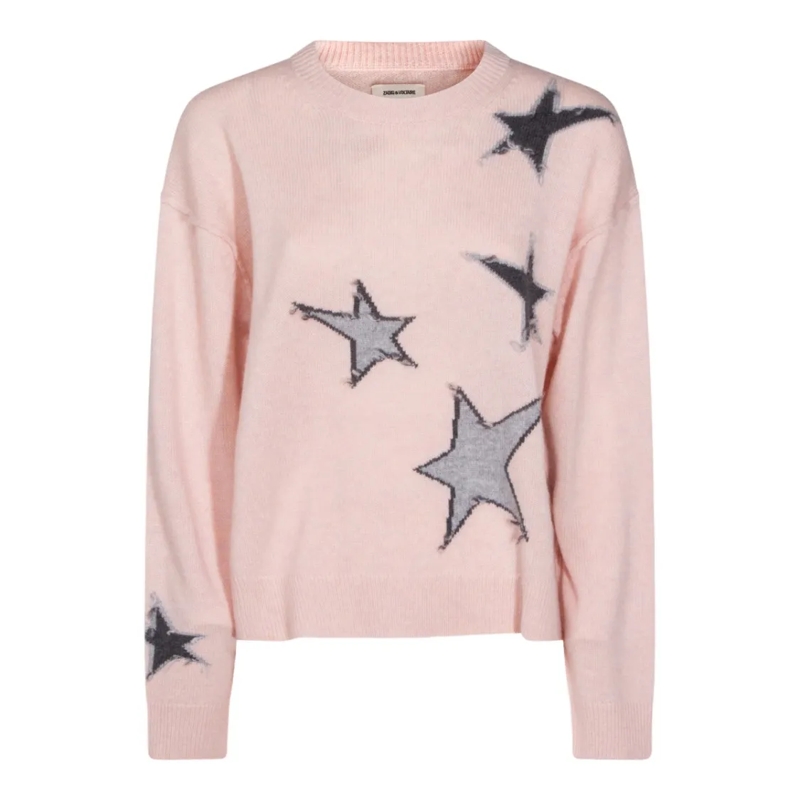 Zadig & Voltaire Pull Classic Knit Sweater With Relaxed Fit And Timeless Pink