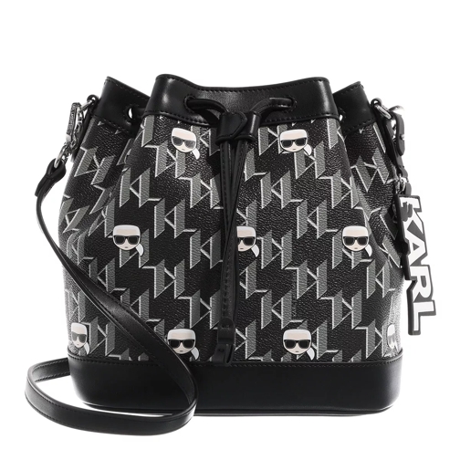 Karl Lagerfeld K/Ikonik Cc Monogram Bucket Black/Multi Bucket Bag