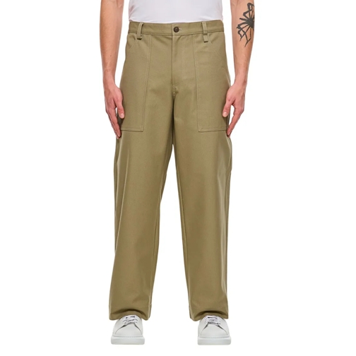 Maison Kitsune  Workwear Pants Neutrals