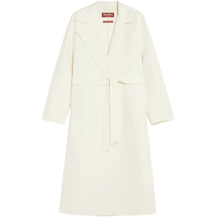 Max Mara Coats White weiß Übergangsjacke