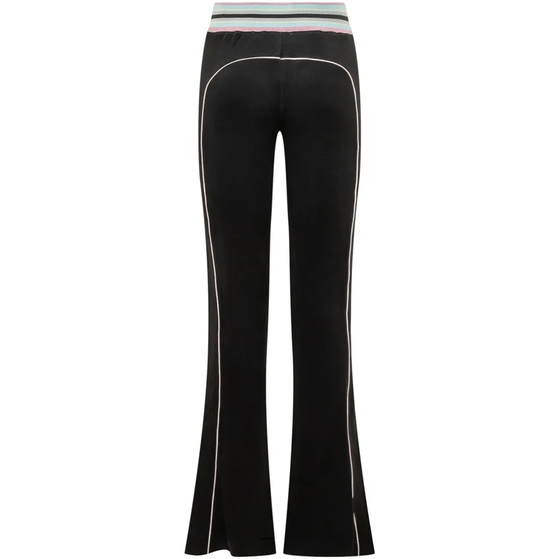Off-White Jogginghose Pantaloni Track Slim con Banda Laterale schwarz(Image 2)