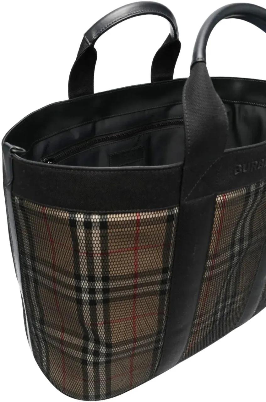 Burberry Shoppers & Totes Ormond Check Tote Bag in bruin