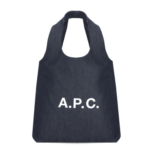 A.P.C. Ninon Bag Blue Rymlig shoppingväska