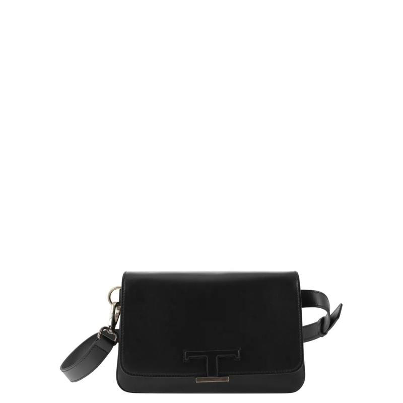 Tod's Sac à bandoulière T Timeless Leather Mini Bum Bag Black
