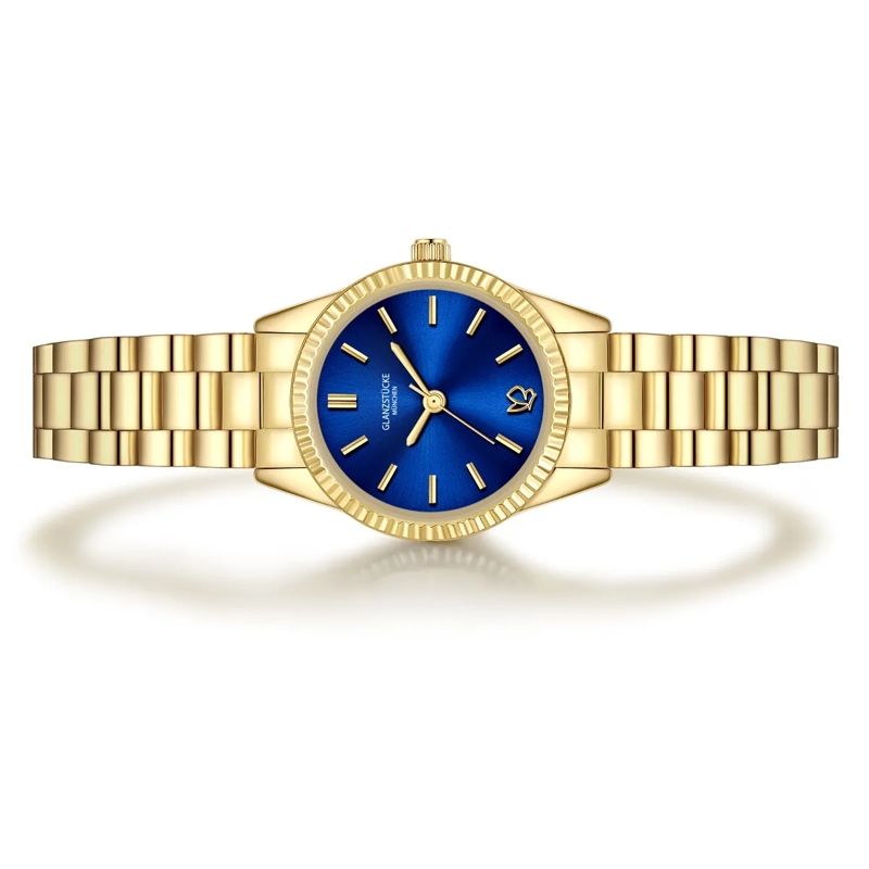 Glanzstücke München Automatikuhr Damen Armbanduhr Edelstahl gold(Image 3)