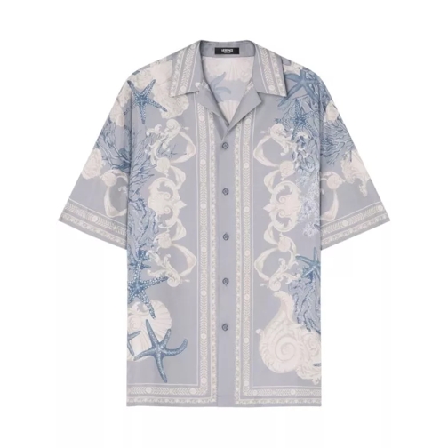 Versace Multicolored Barocco Sea Silk Shirt Multicolor 