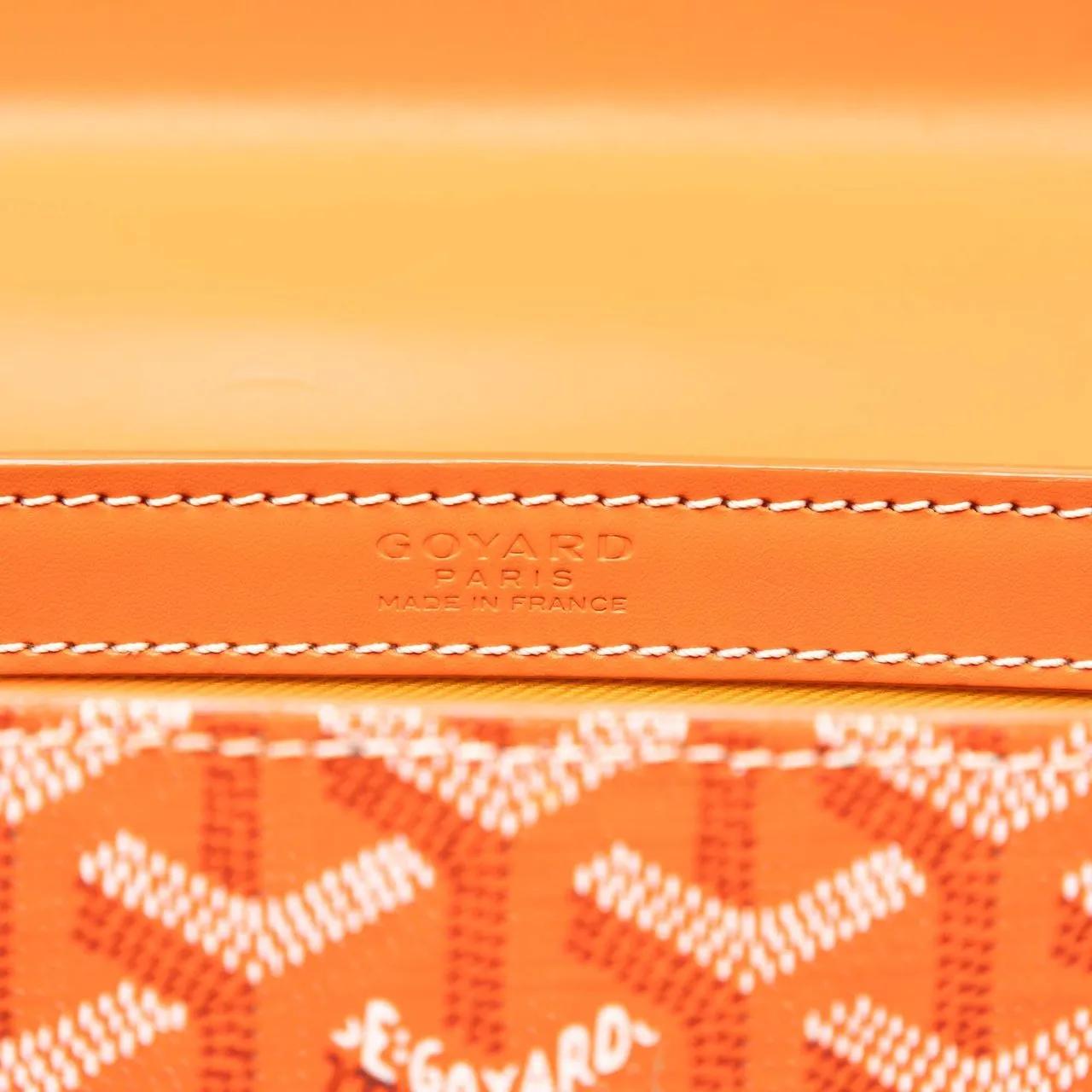 Thumbnail - GOYARD Hobo Bags - Goyardine Saigon Structured PM - Gr. unisize - in Orange - für Damen
