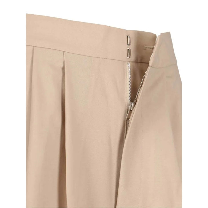 Sa Su Phi High-Waisted Wide-Leg Trousers With Front Pleats