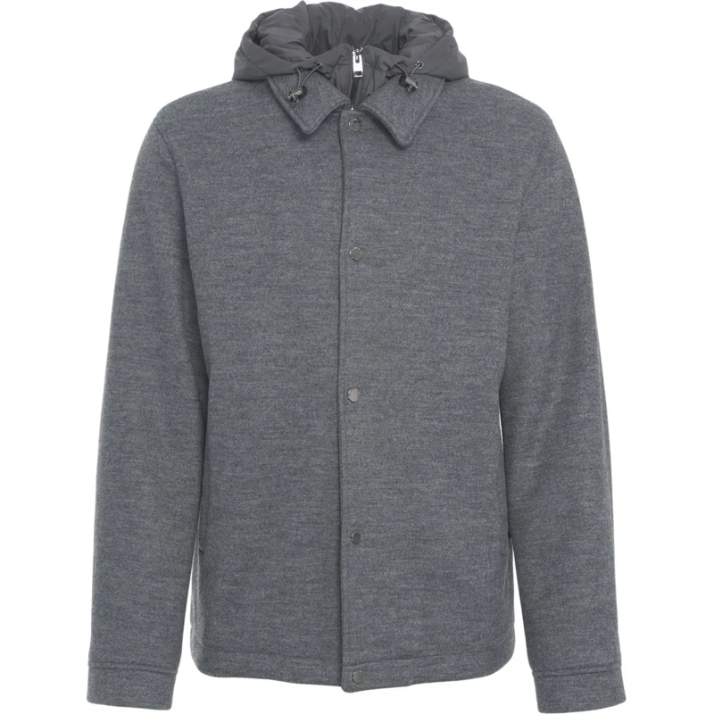 Woolrich Doudoune Jacket with hood grau