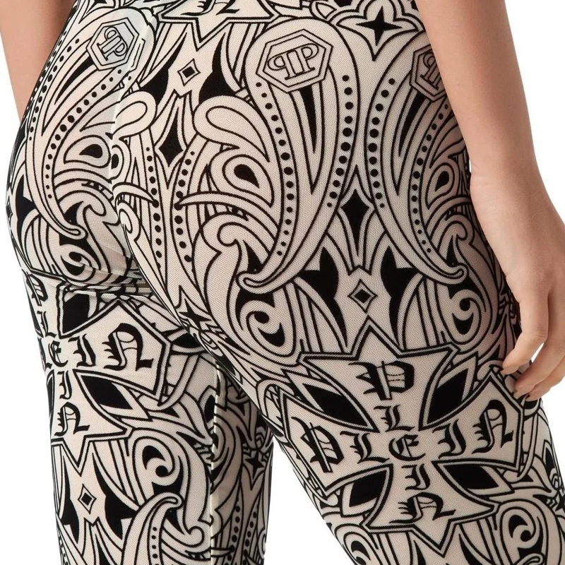 Philipp Plein Leggings Jogging-Leggings Gothic Plein nude(Image 5)