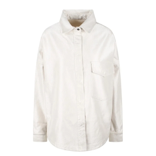 Nine In The Morning Rosa Over Shirt White Hemden