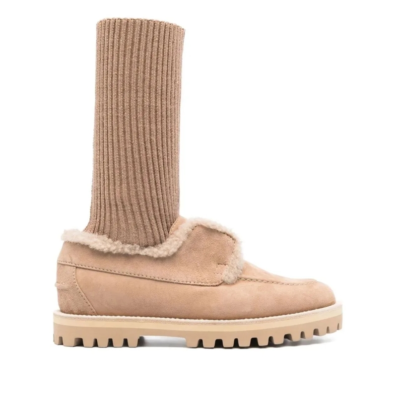 Le Silla Bottes Yacht Booties Brown