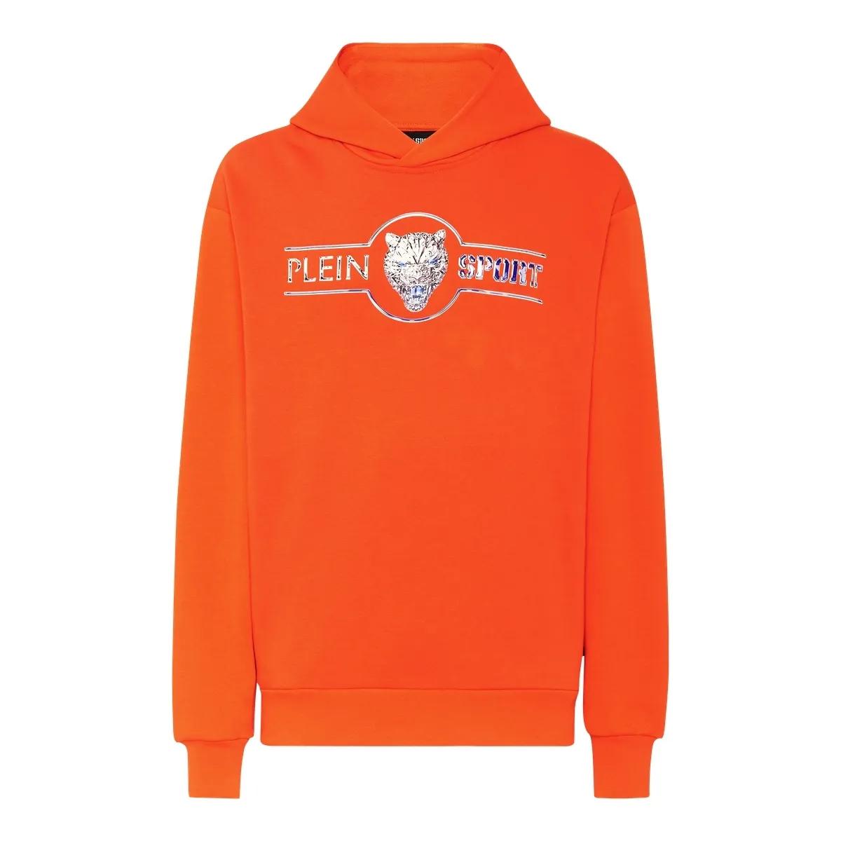 Thumbnail - Plein Sport - Hoodie Scratch - Größe L - orange