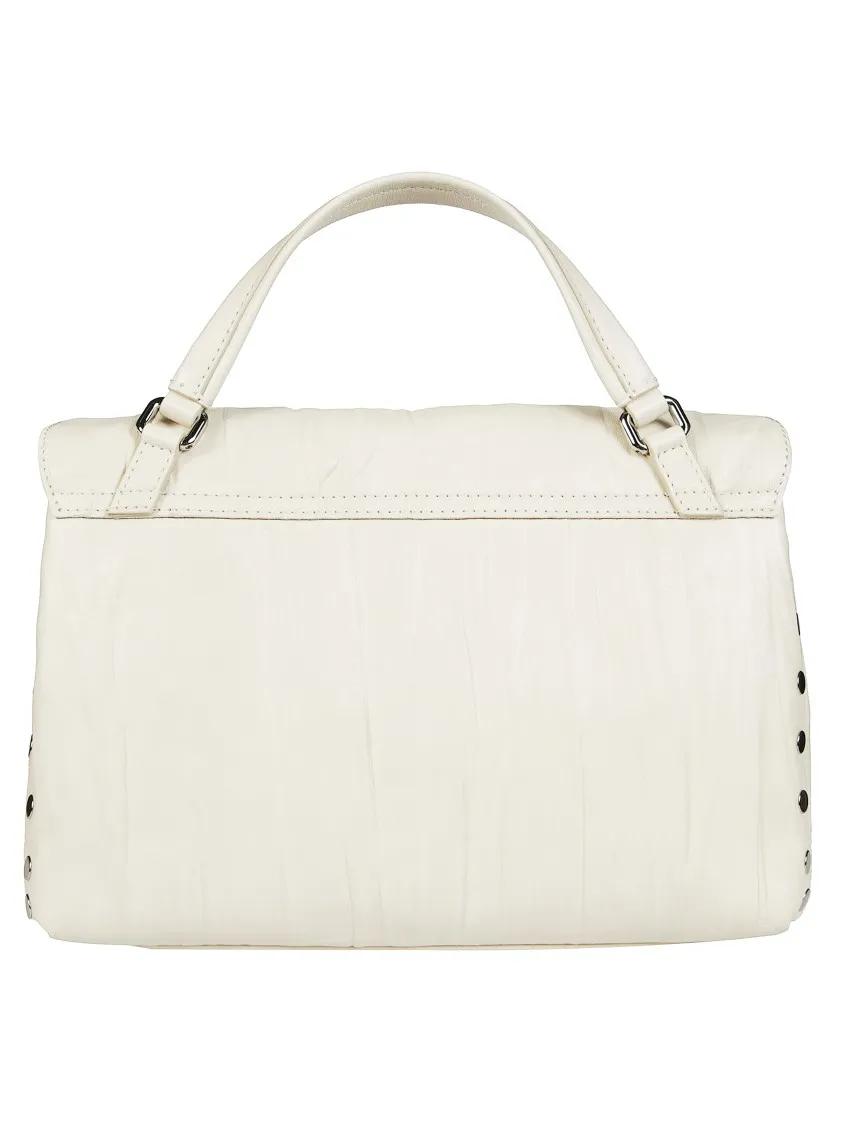Zanellato Hobo bags Postina Plisse Shoulder Bag in wit