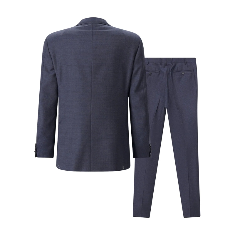 Canali Hosenanzug Anzug aus Wolle blau(Image 2)