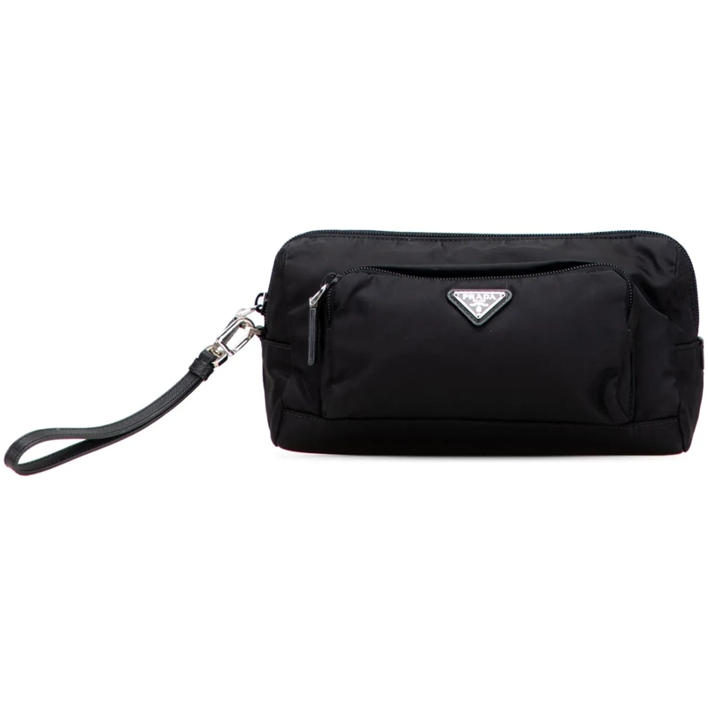 Prada Clutch Tessuto Clutch schwarz