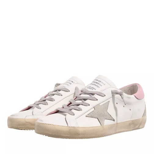 Golden Goose Super Star White Ice Light Pink Low-Top Sneaker