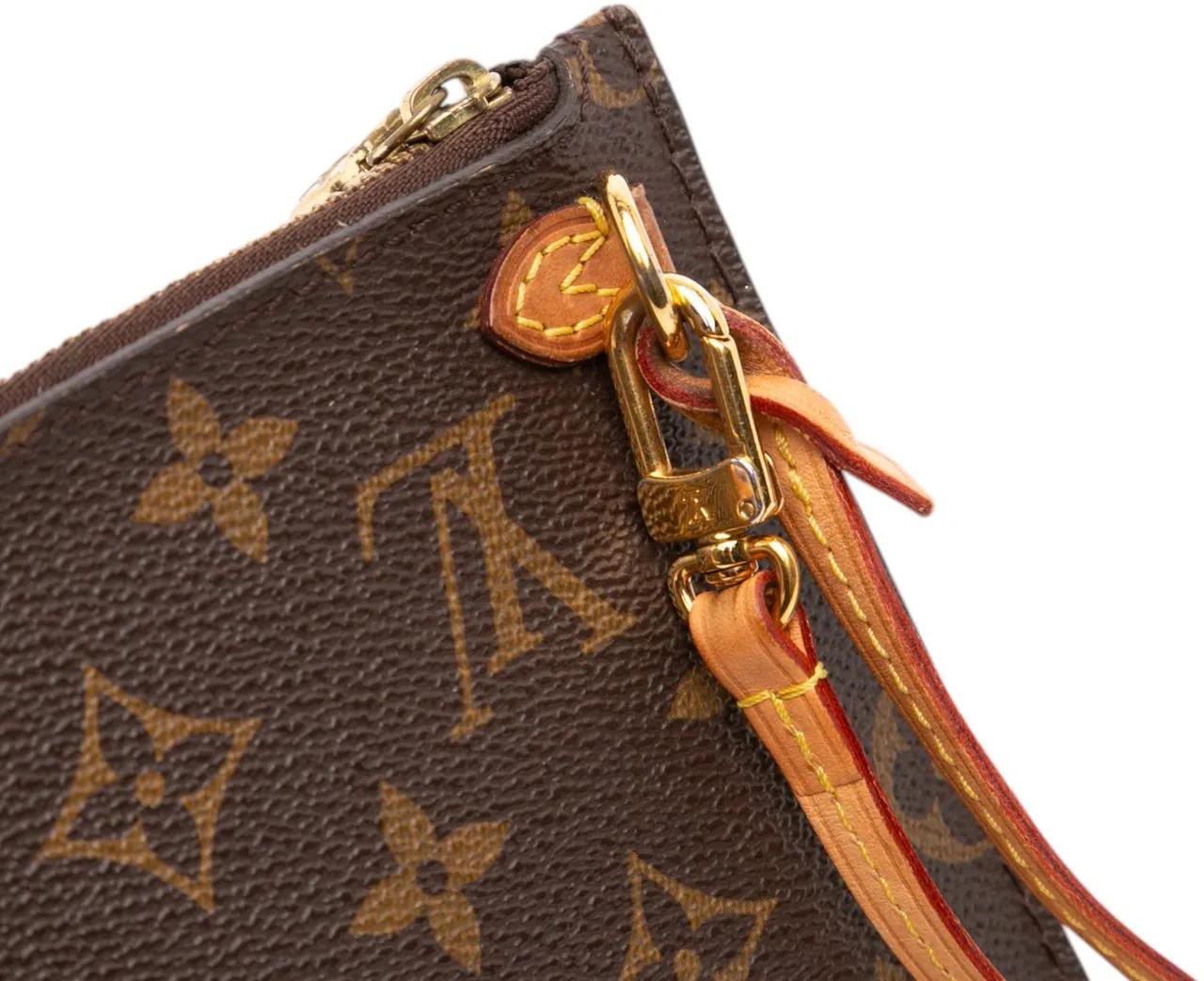 Thumbnail - Louis Vuitton Kosmetiktaschen - Monogram Neverfull Pouch - Gr. unisize - in Braun - für Damen