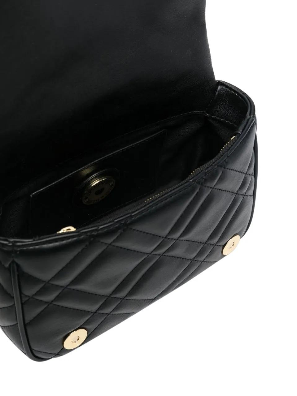 Love Moschino Zwarte Schoudertas Elegant Ontwerp Black Dames