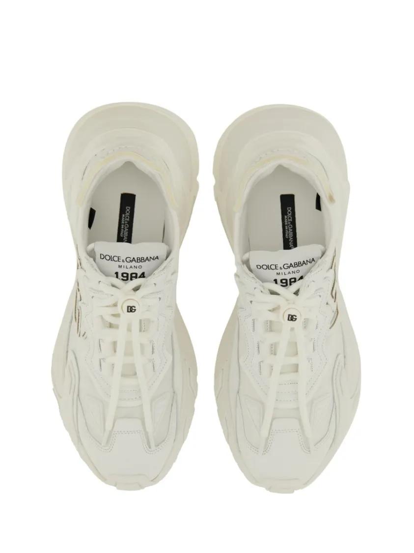 Thumbnail - Dolce&Gabbana Low-Top Sneaker - Chunky Sneakers With Layered Upper And Raised Logo - Gr. 40 (EU) - in Weiß - für Damen