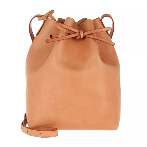 Mansur Gavriel Bucket Bag Leather Caramello/Raw Bucket Bag