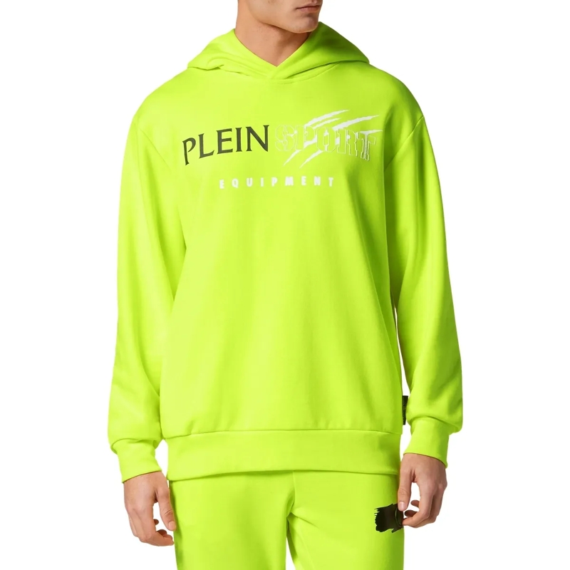 Plein Sport Top Hoodie Scratch grün(Image 3)