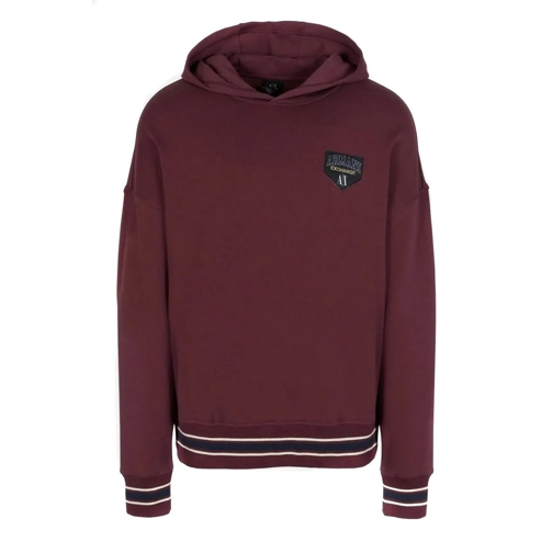 Armani Exchange  Sweatshirt Maroon schwarz