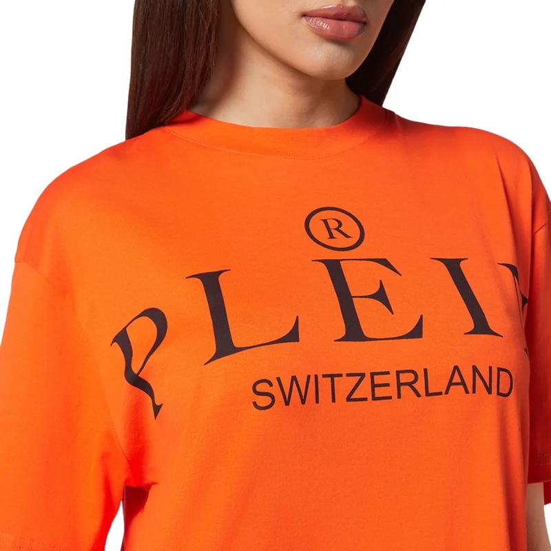 Philipp Plein T-Shirt T-Shirt Iconic Plein orange(Image 5)