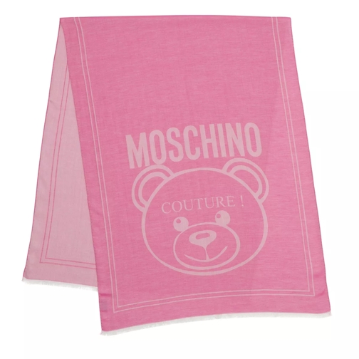 Moschino Bear Couture Scarf Pink Sciarpa leggera