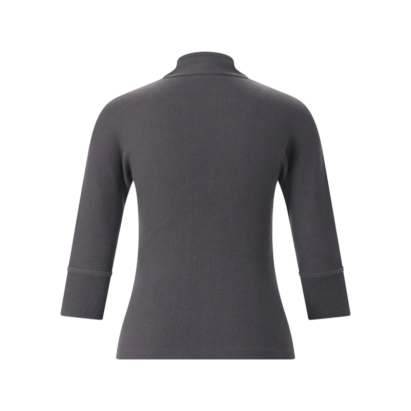 Lemaire T-Shirt T-Shirt mit Bindedetail grau(Image 3)